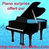 Cliquez sur le piano pour entendre un morceau de musique, puis re-cliquez pour en entendre un autre...