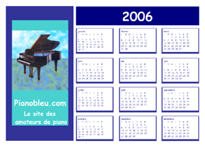 calendrier 2006 calendrier 2006