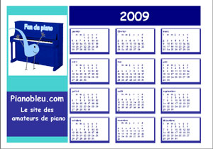 calendriers 2009