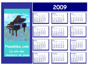 calendrier 2009